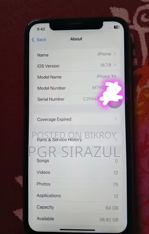 Apple iPhone XS 64 GB Rose Gold