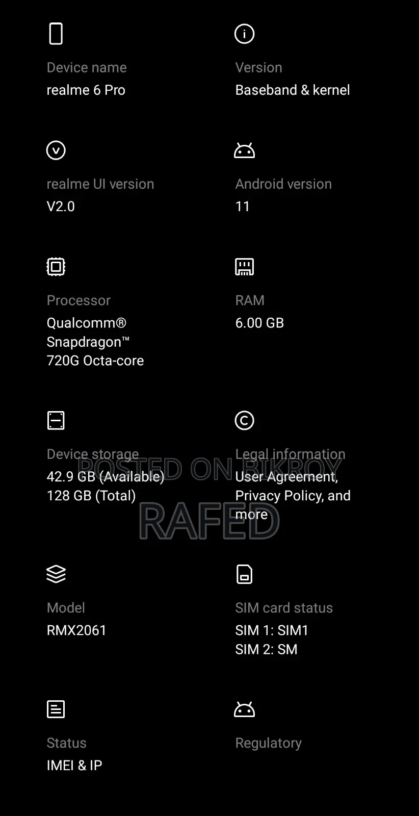 Realme 6 Pro 128 GB Blue