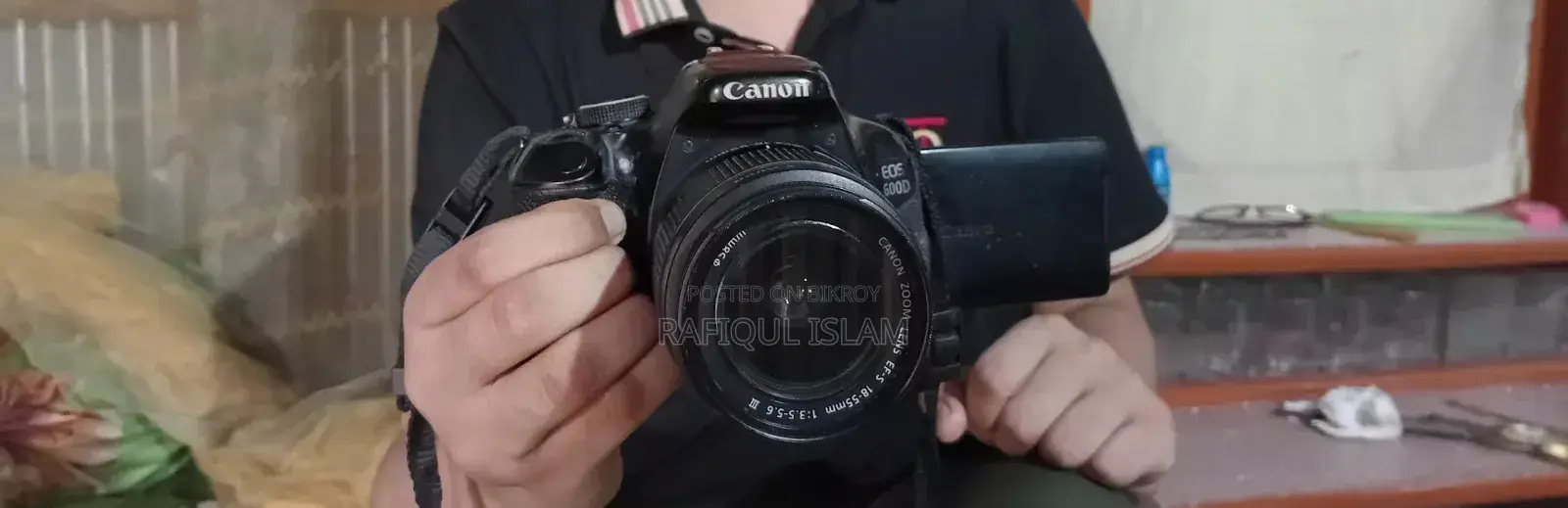 Canon Eos 600d 18mp DSLR Camera