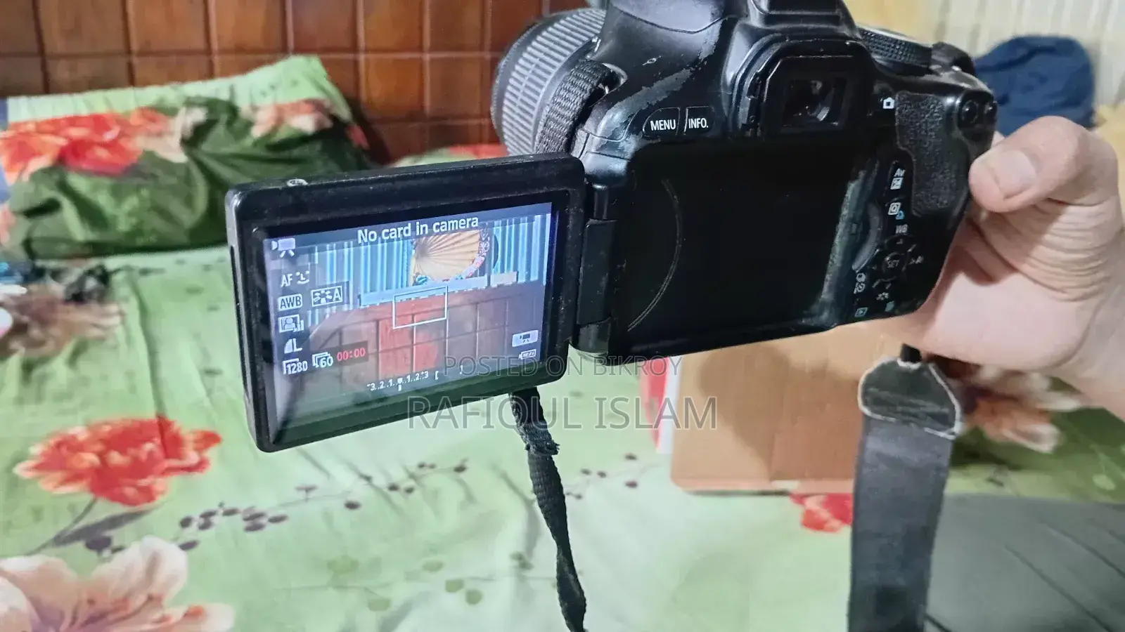 Canon Eos 600d 18mp DSLR Camera