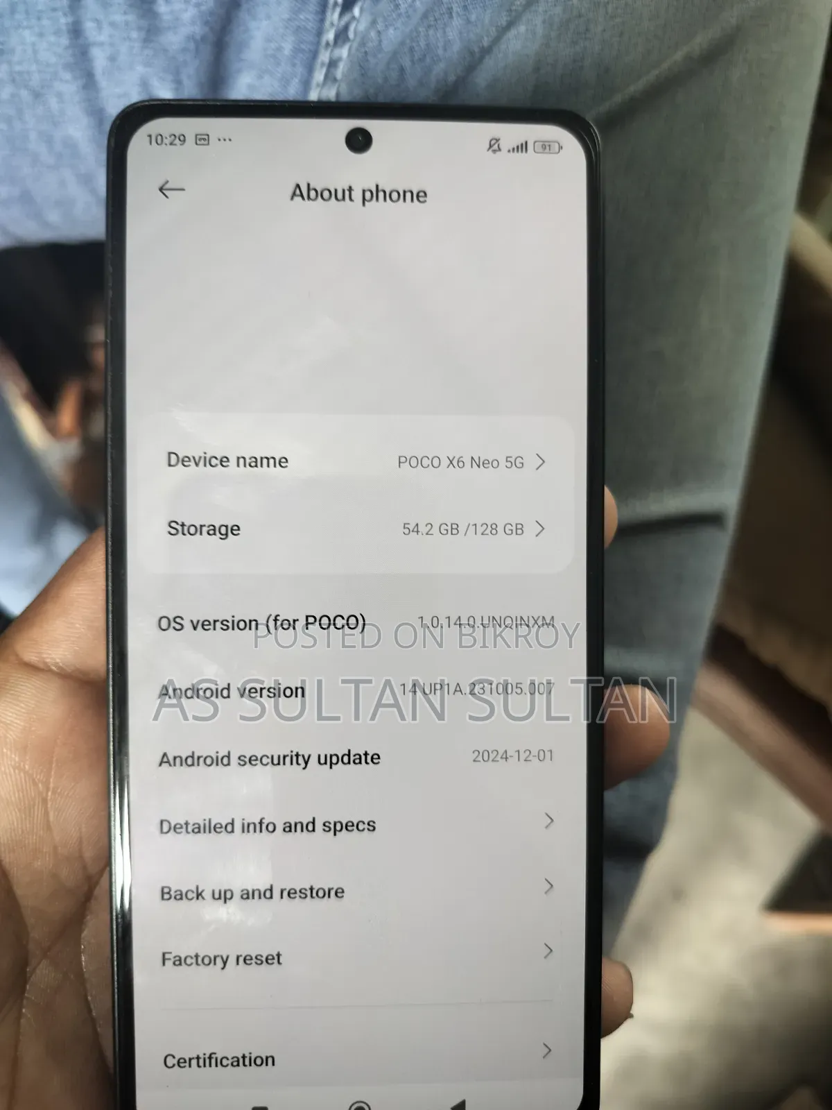 Xiaomi Poco X6 256 GB Black
