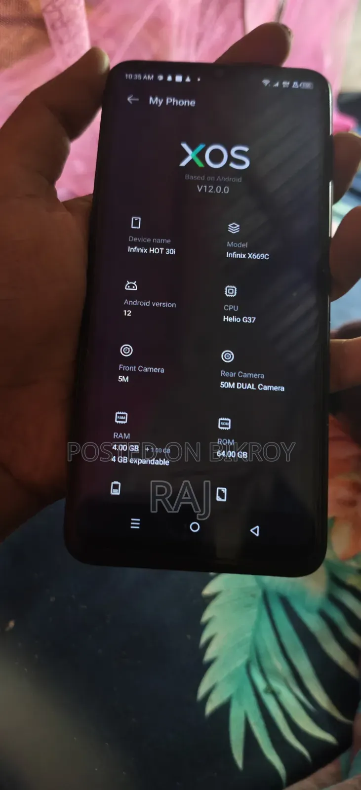 Infinix Hot 30i 128 GB Black