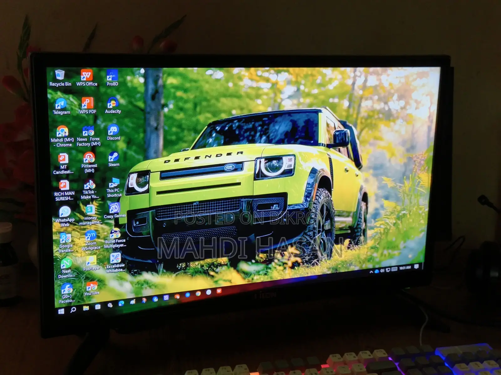 24-inch non-smart LED TV, no problems.