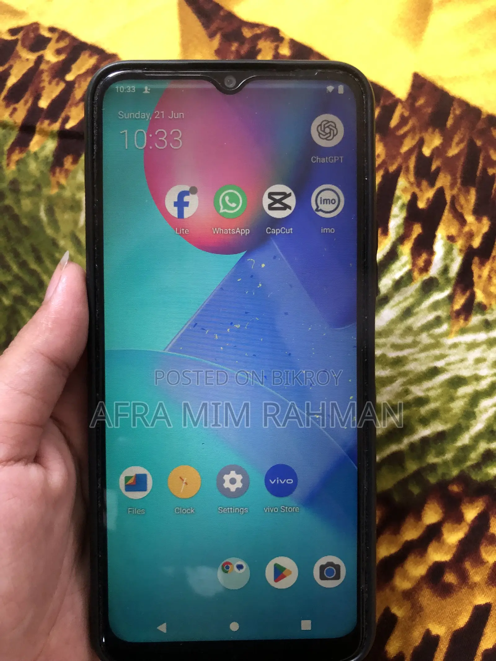 Vivo Y20 64 GB Blue
