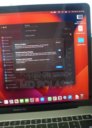 Laptop Apple MacBook Pro 2017 16GB Intel Core I7 SSD 256GB