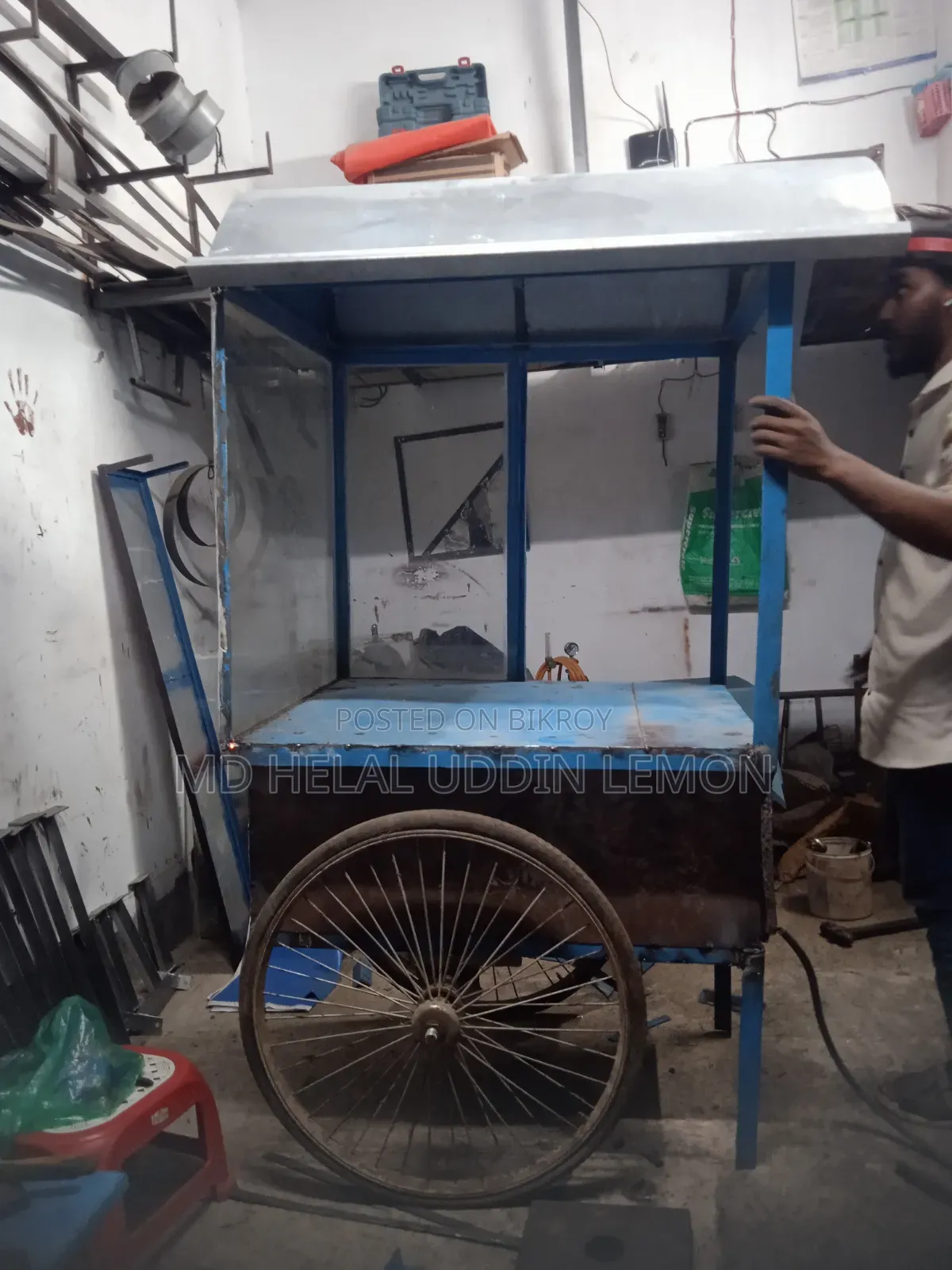 The vehicle was built but never used for business