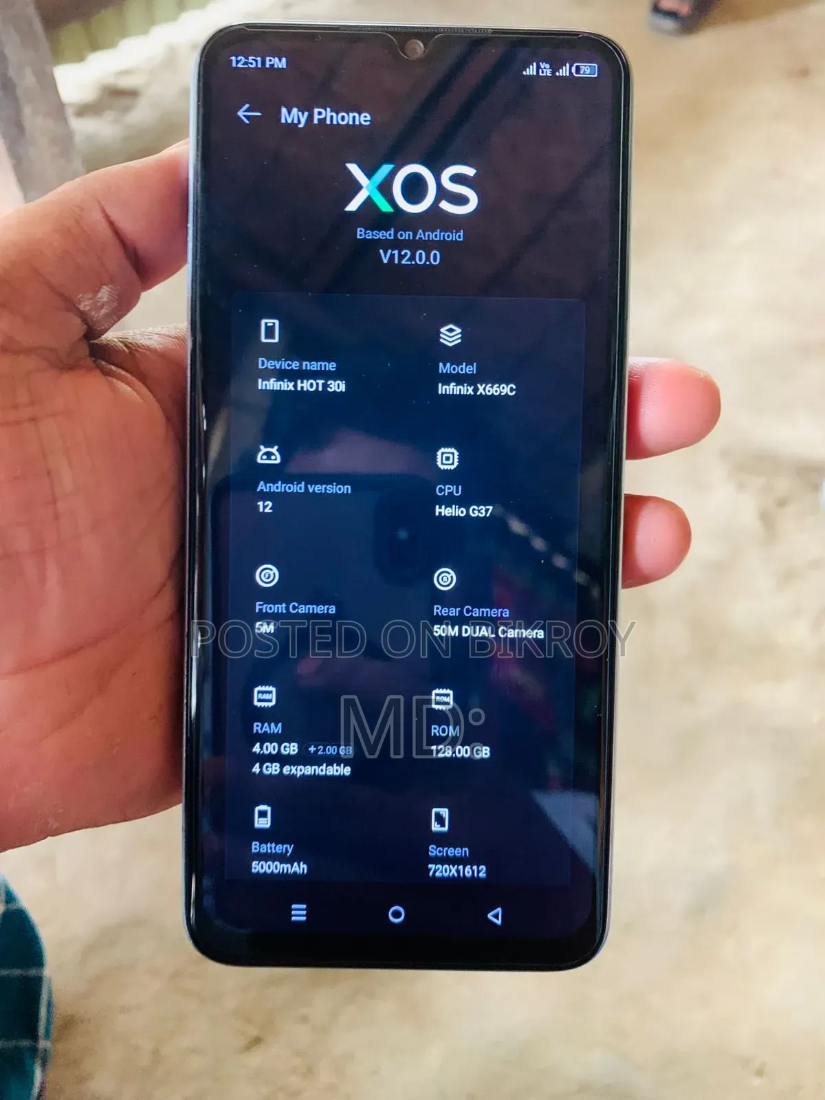 Infinix Hot 30i 128 GB White