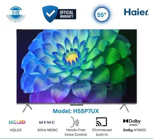 Haier H55p7ux 55" P7 Voice Control Hqled 4k Smart Google Tv