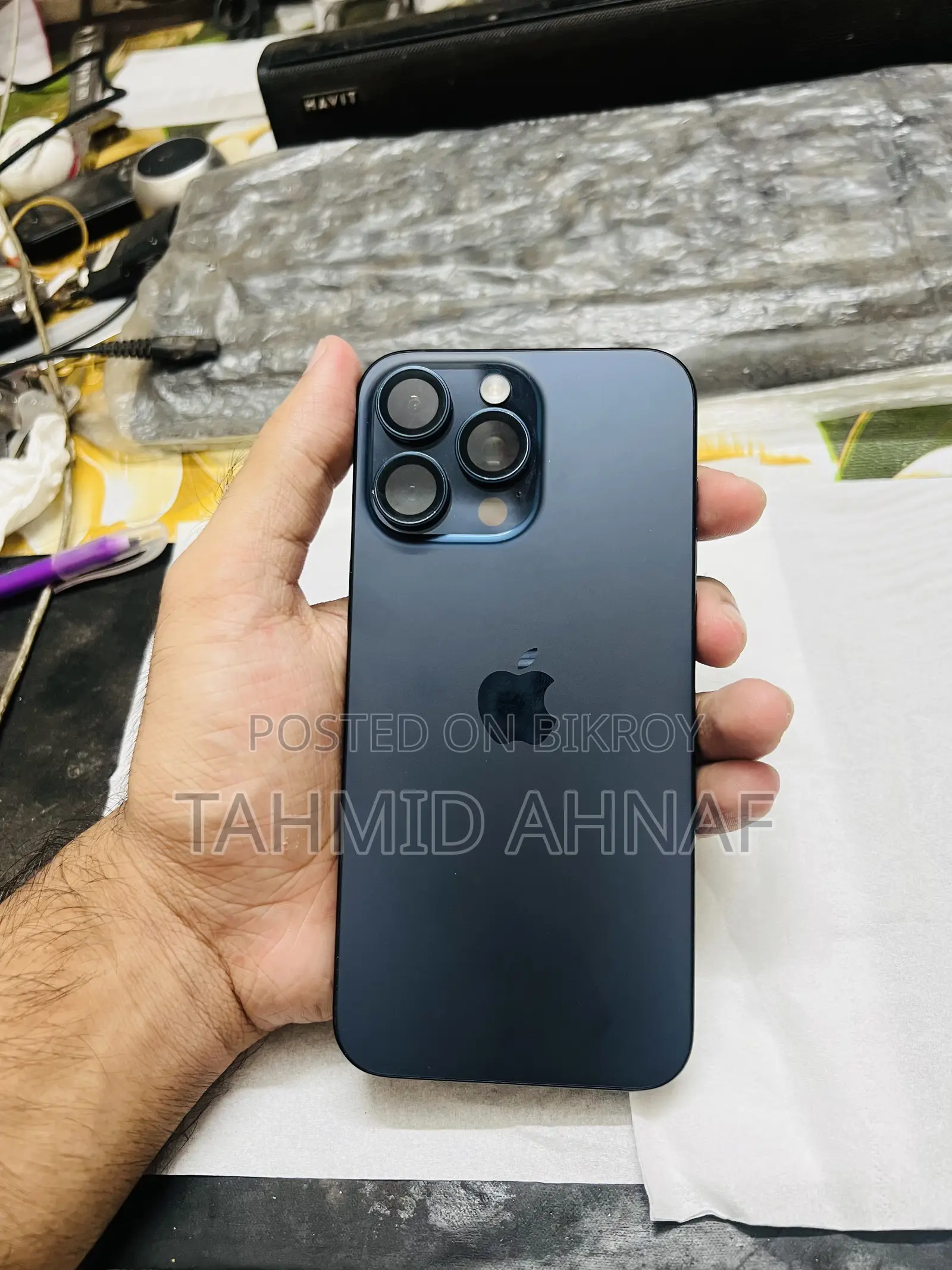 অ্যাপল আইফোন ১৫ প্রো ম্যাক্স ৫১২ জিবি ব্লু