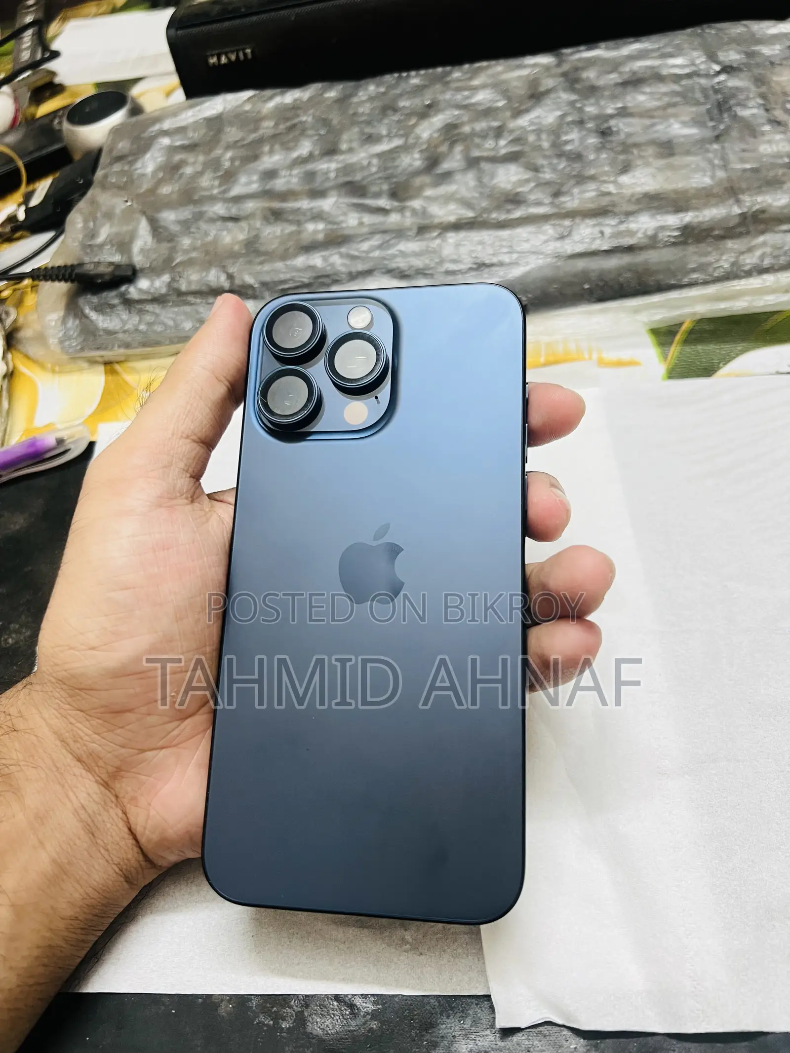 অ্যাপল আইফোন ১৫ প্রো ম্যাক্স ৫১২ জিবি ব্লু
