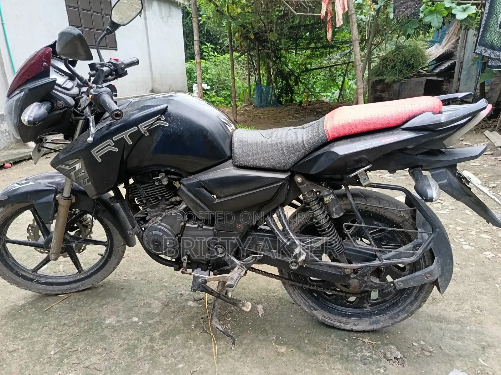 TVS Apache RTR 160 2V 2016 Black