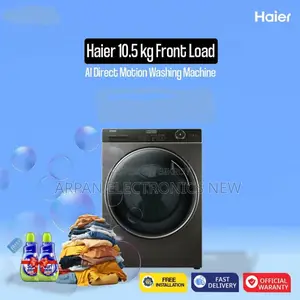 Easy EMI Facility Haier Front Loading Washing Machine 10 Kg