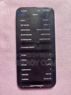 New Apple iPhone 14 Pro Max 256 GB Black