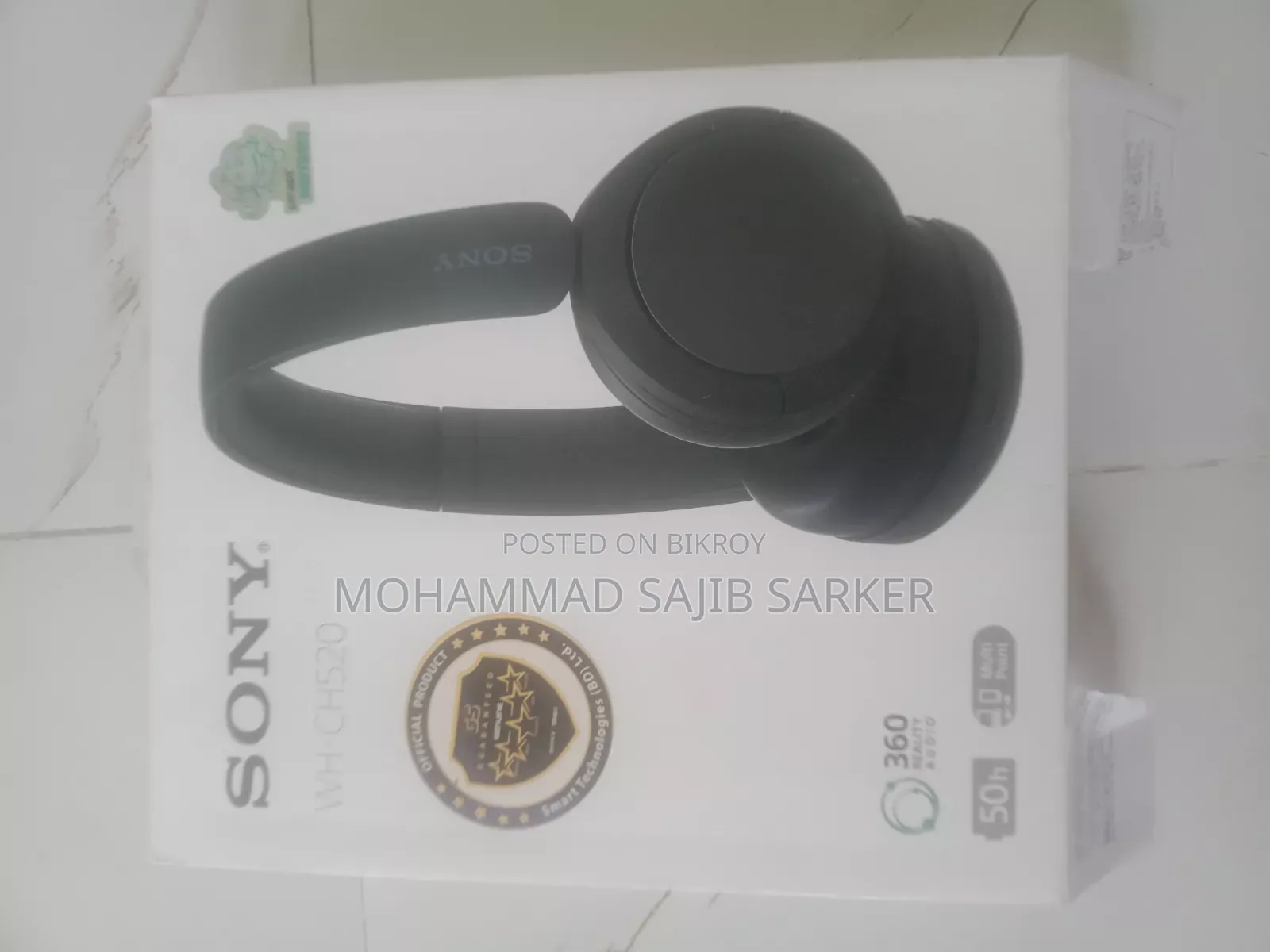 Sony Wh-Ch520 ওয়্যারলেস হেডফোন