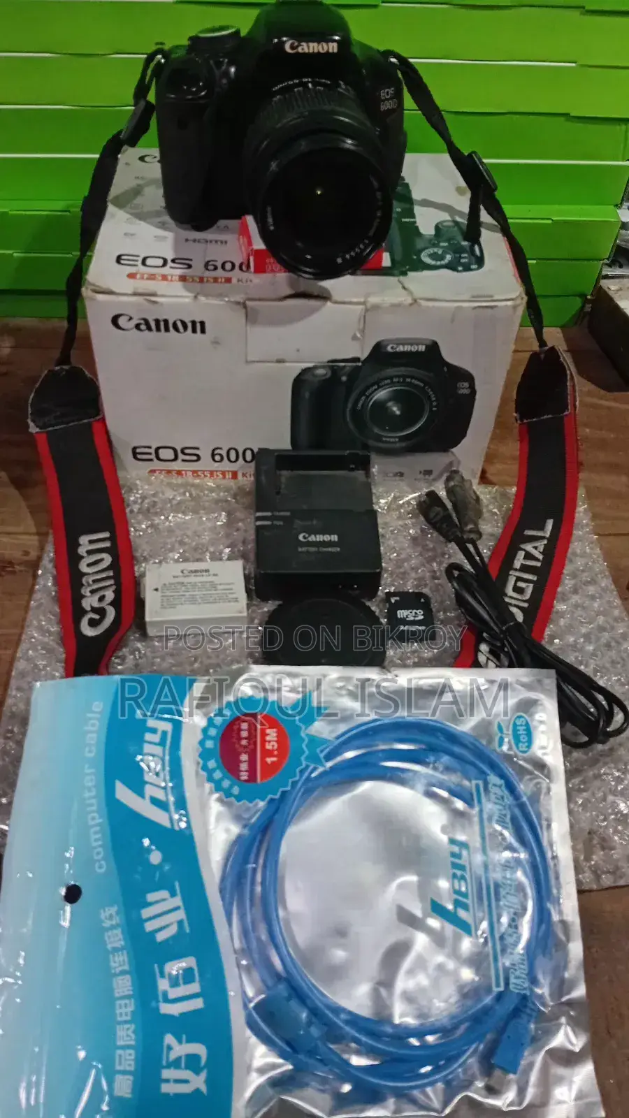 Canon Eos 600d 18mp DSLR Camera