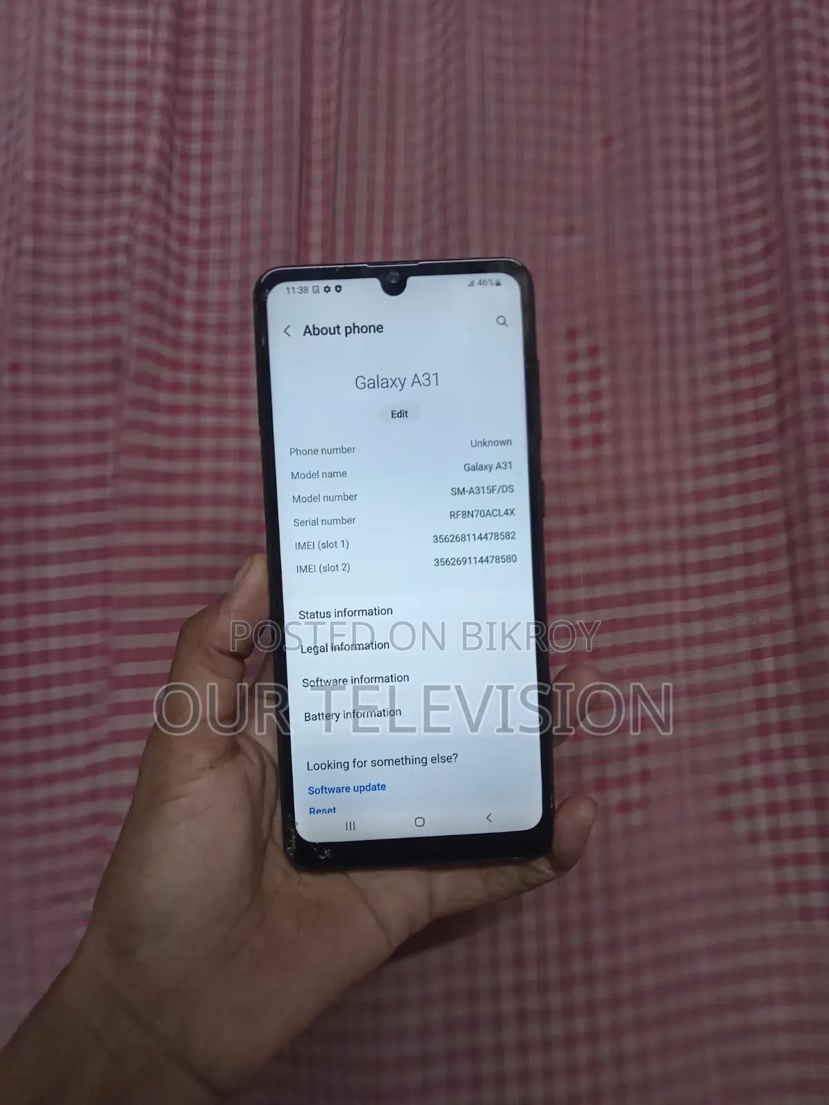 Samsung Galaxy A31 128 GB Blue