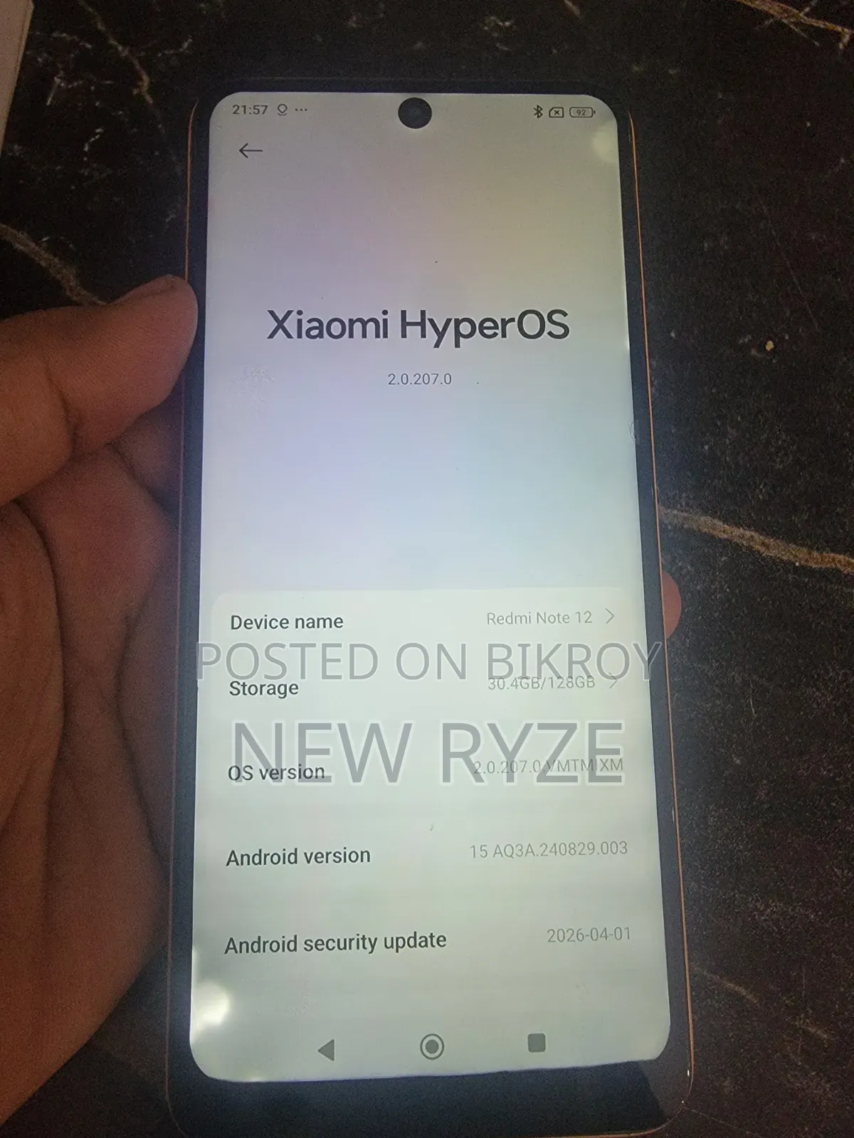 Xiaomi Redmi Note 12 128 GB Orange