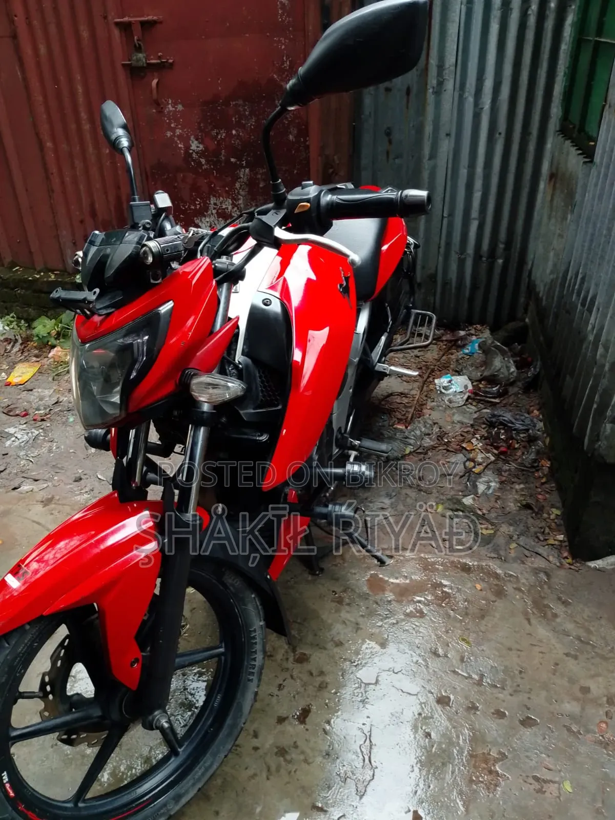 TVS Apache RTR 160 4V 2019 Red