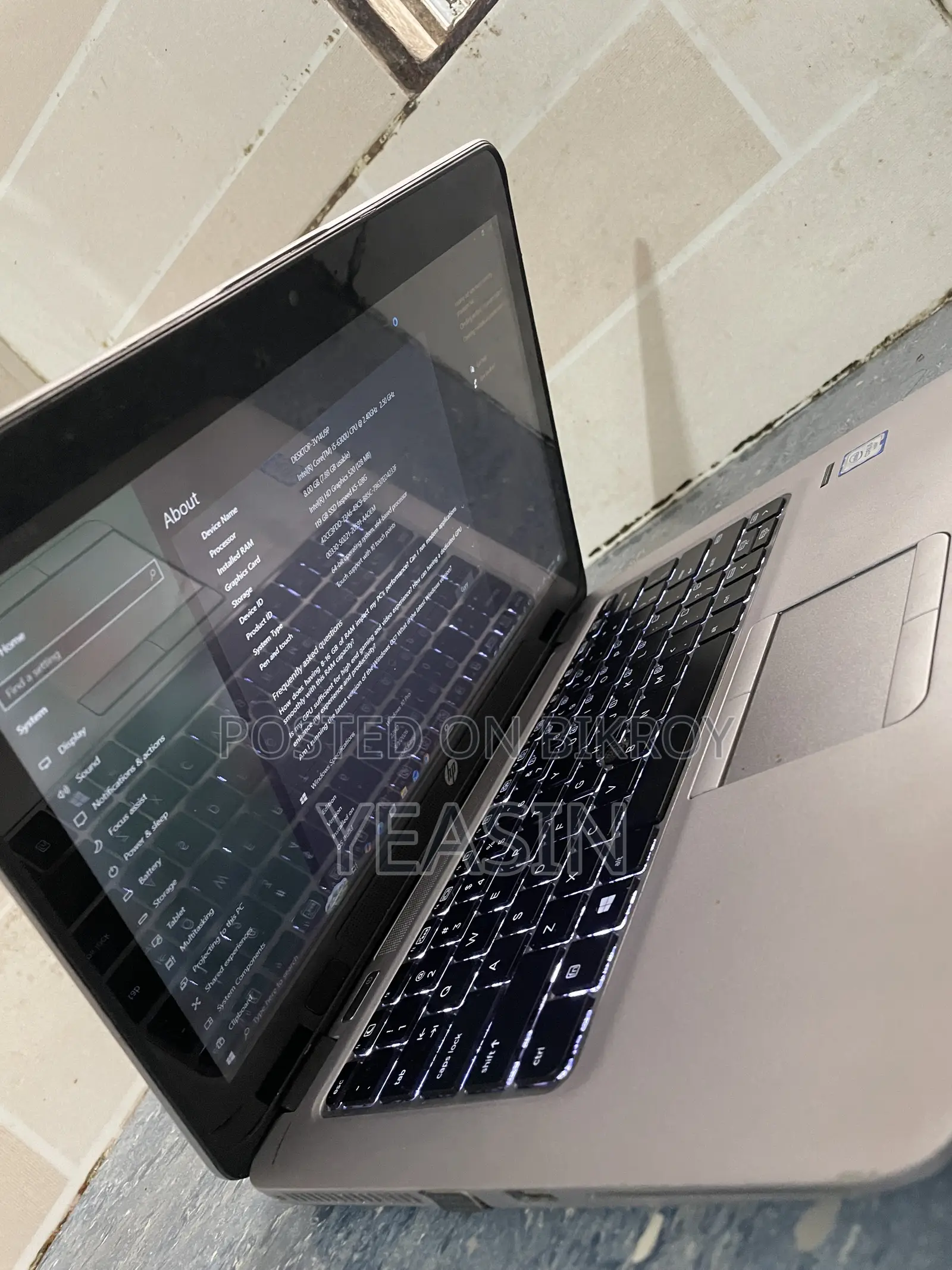 Laptop HP EliteBook 820 G3 8GB Intel Core I5 SSD 128GB