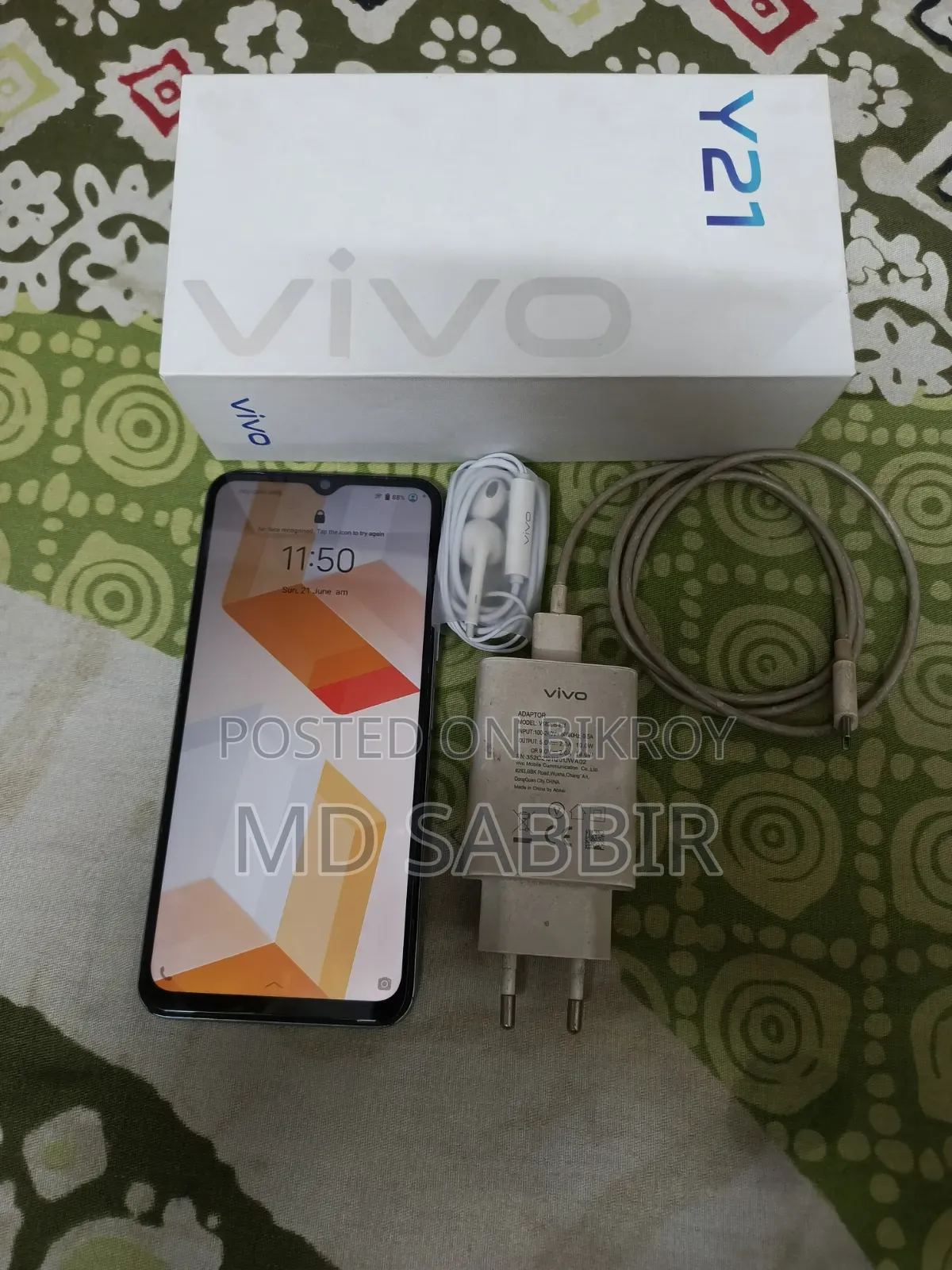 Vivo Y21 64 GB White