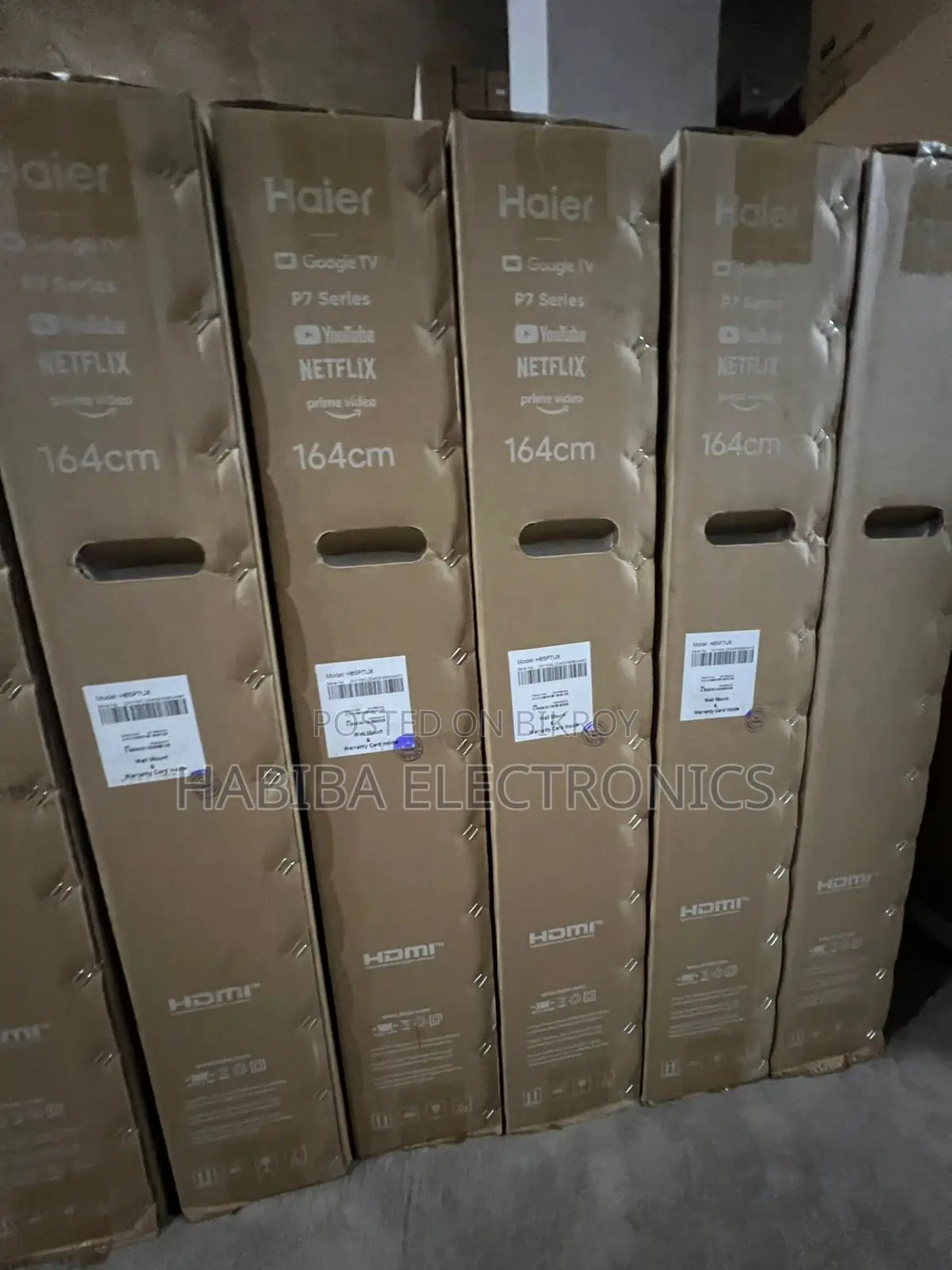 Haier H55p7ux 65" P7 Voice Control Hqled 4k Smart Google Tv