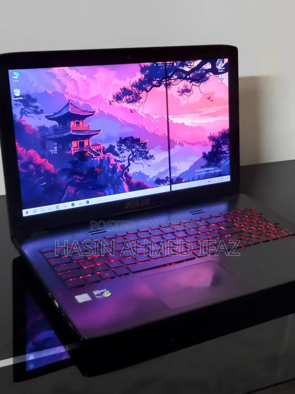 Laptop Asus GL552VW 8GB Intel Core I5 HDD+SSD 1T