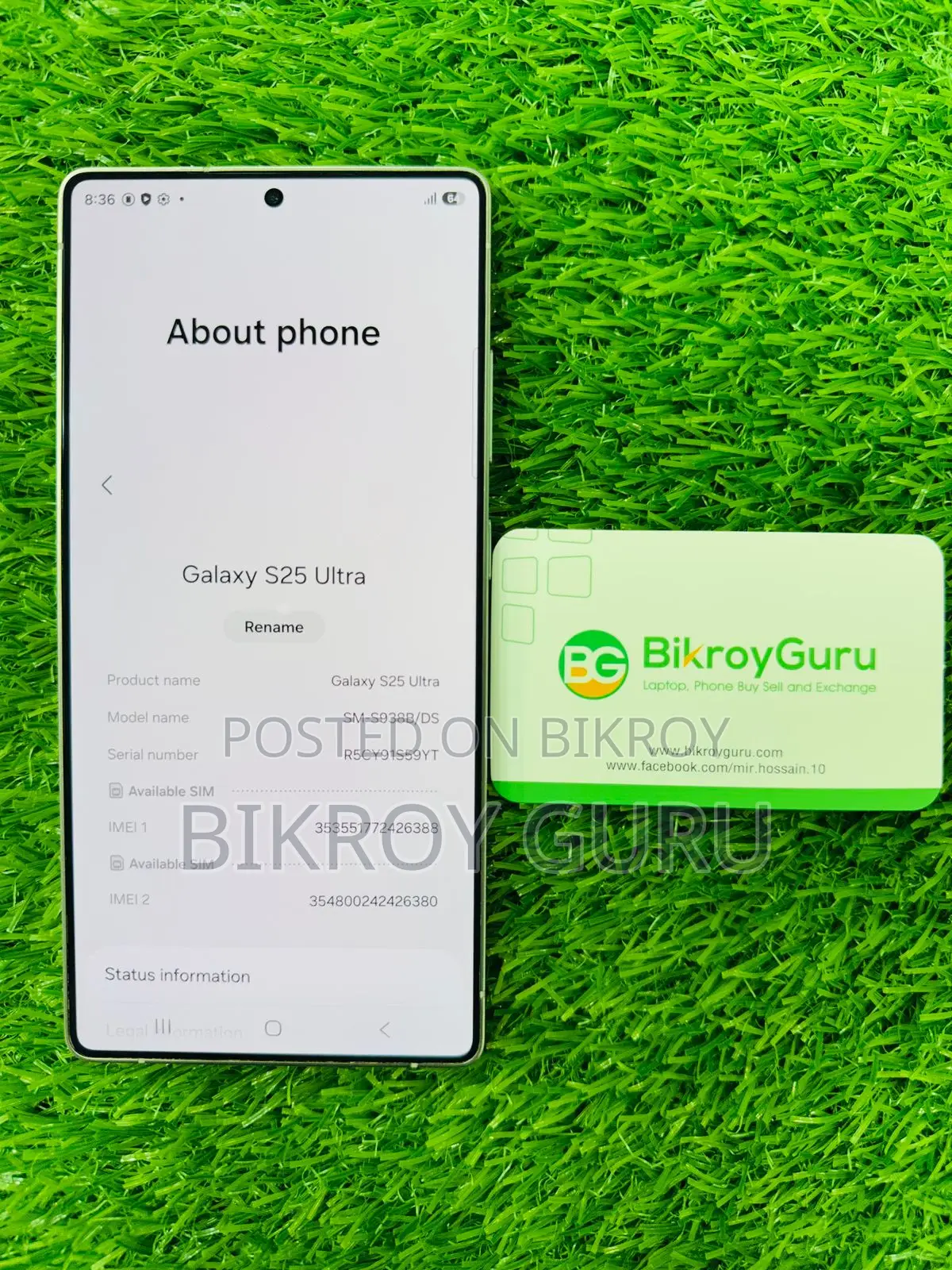 Samsung Galaxy S25 Ultra 256 GB White