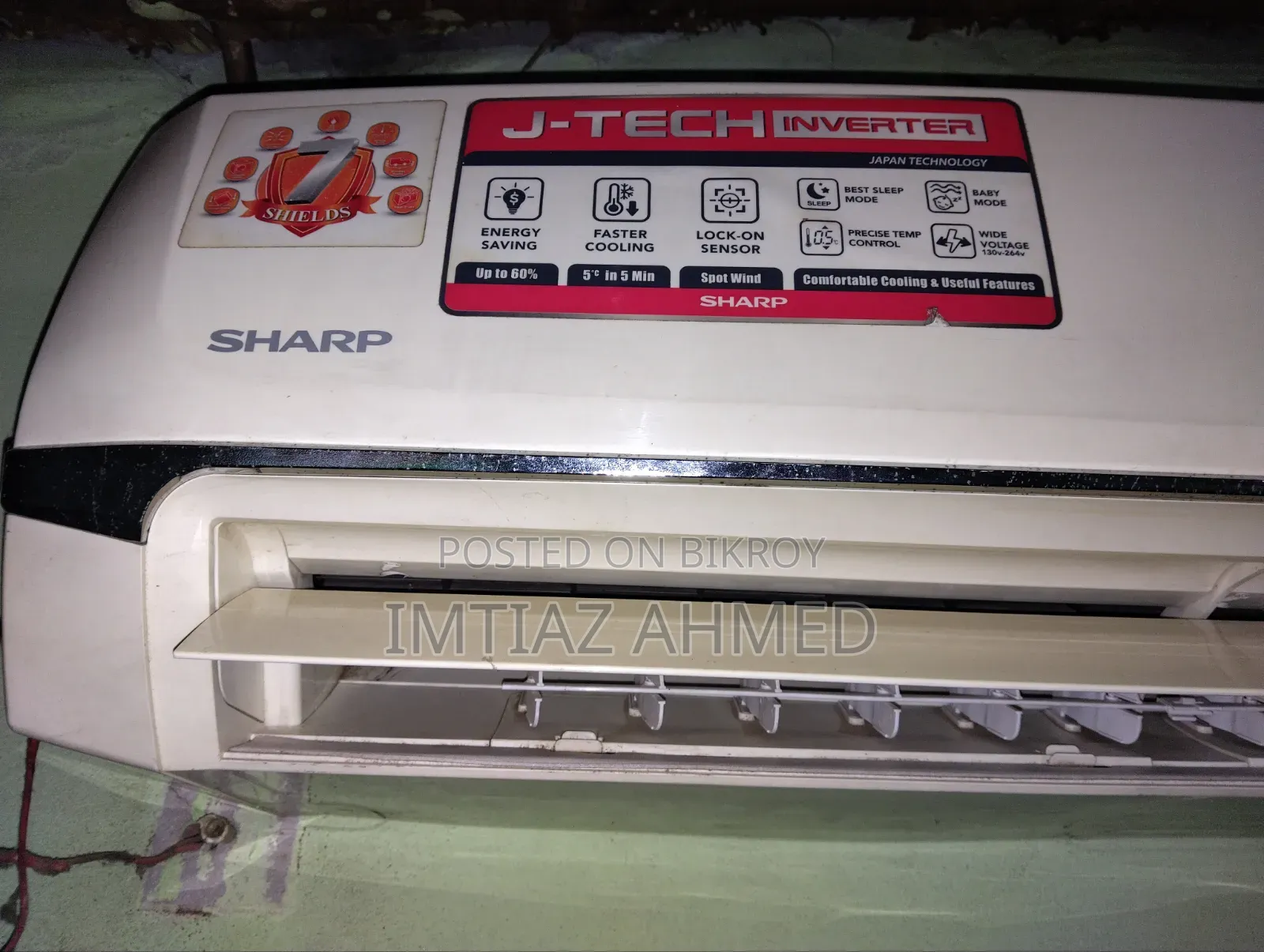 Sharp J-Tack Inverter 1.5 Ton Ac