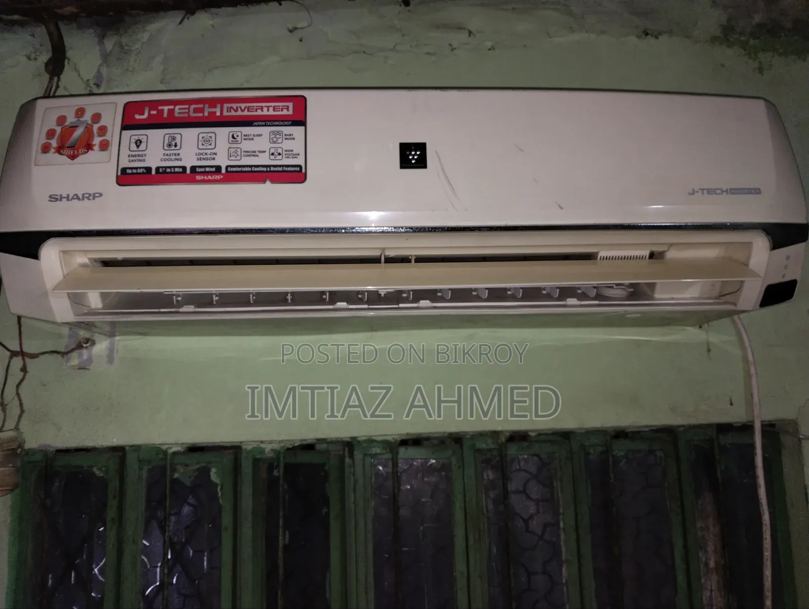 Sharp J-Tack Inverter 1.5 Ton Ac
