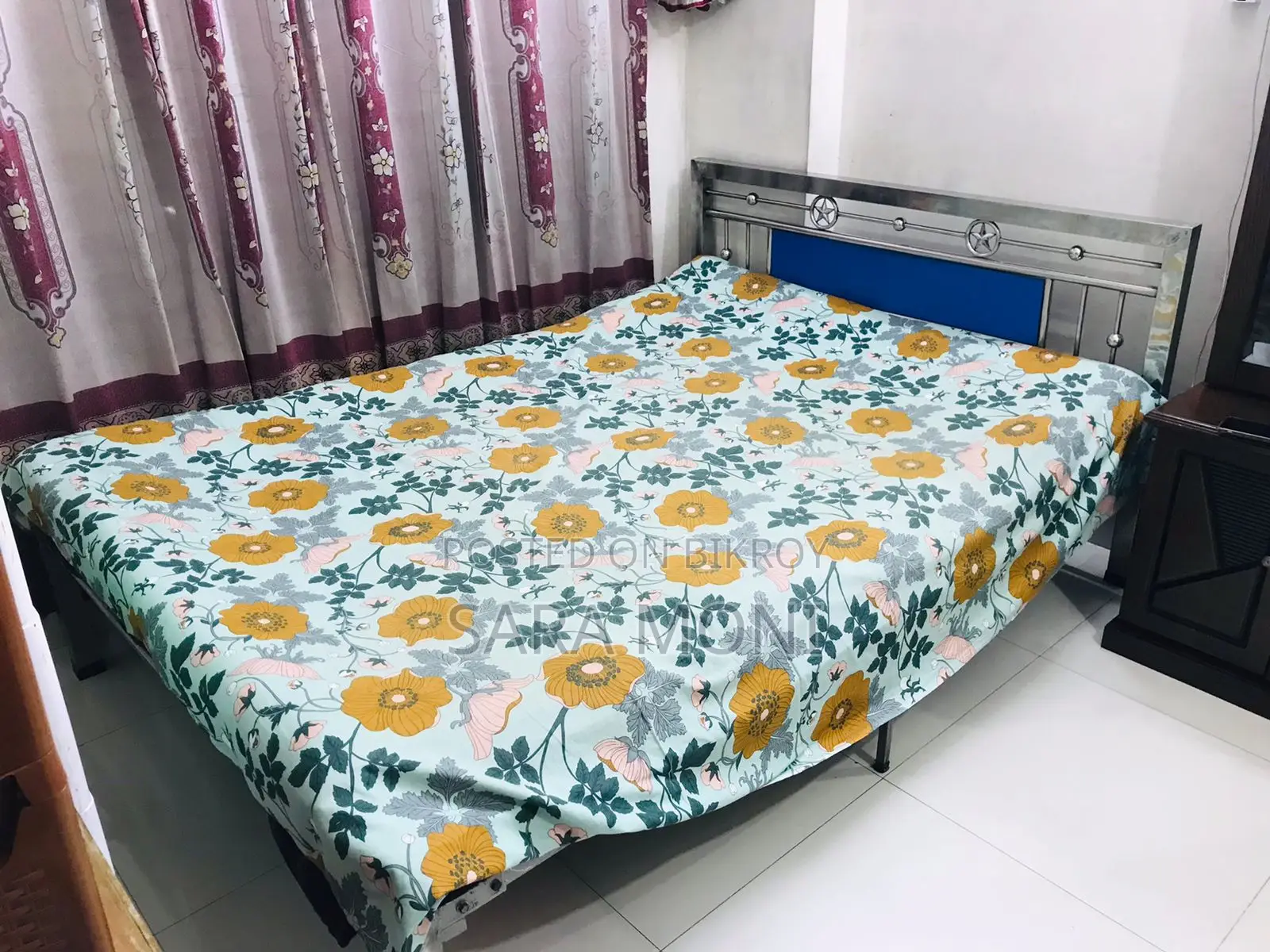 5×7 Ft Stainless Steel Bed