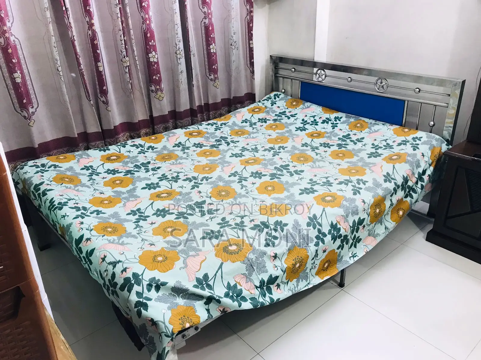 5×7 Ft Stainless Steel Bed
