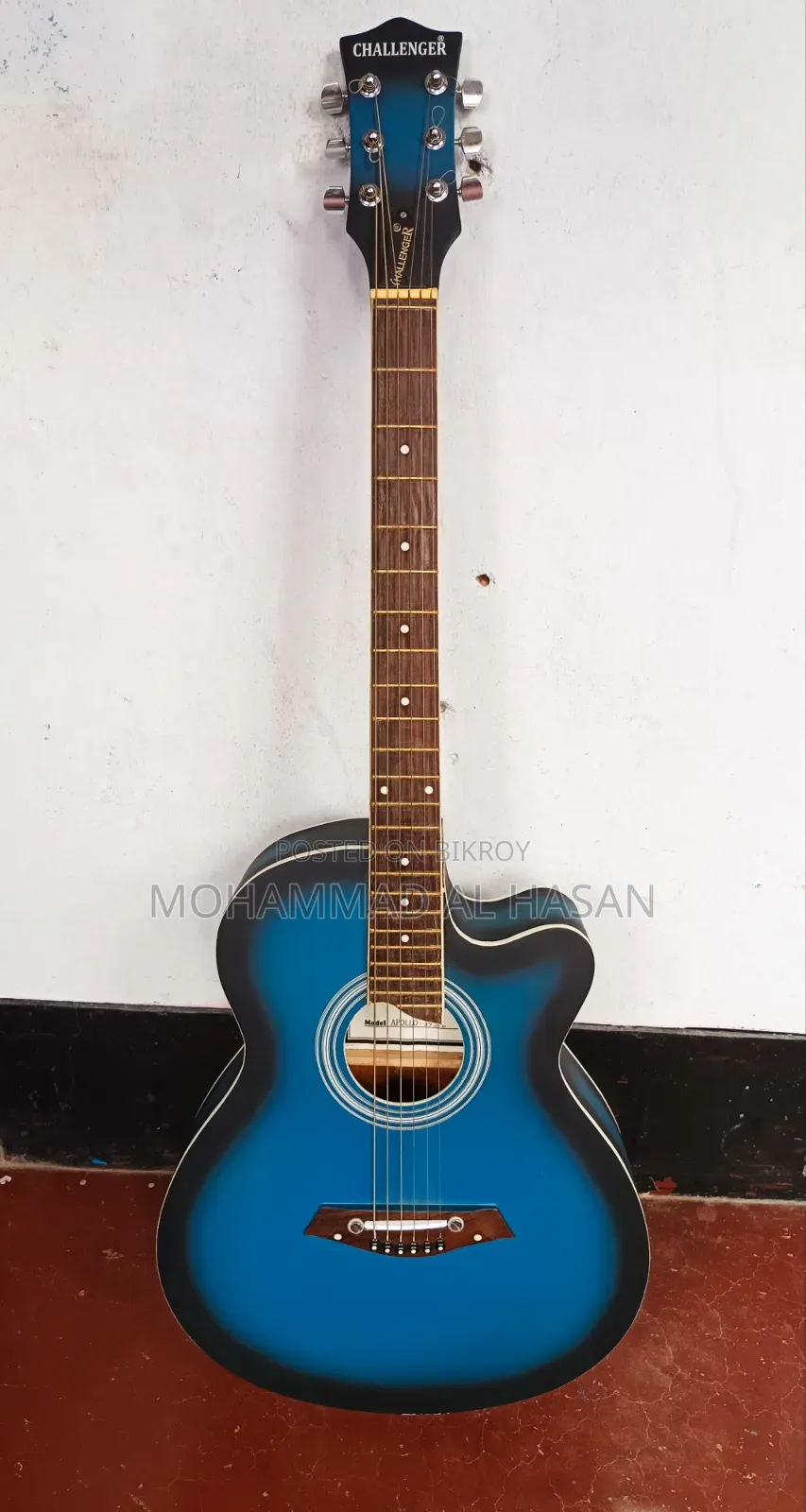 Challenger Apollo 39 SPL Acoustic Guitar + 1 Set Guitar Strings
