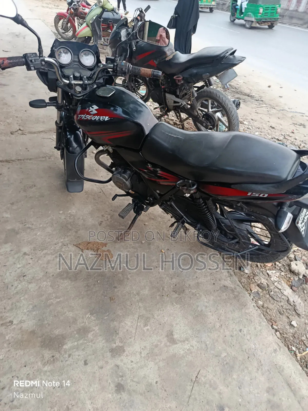 Bajaj Discover 150 2016 Black