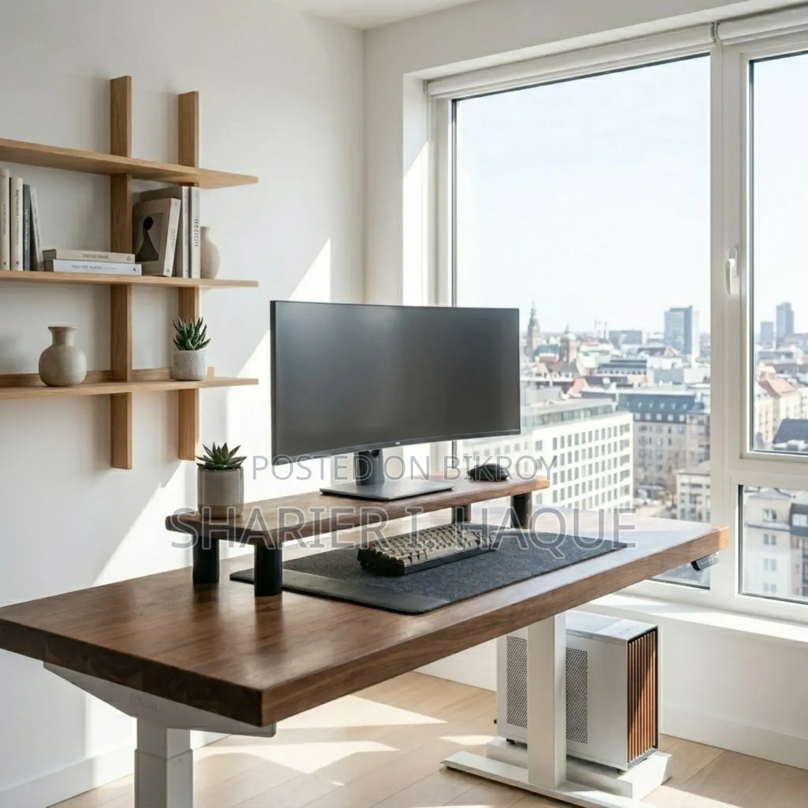 Wooden Monitor Riser