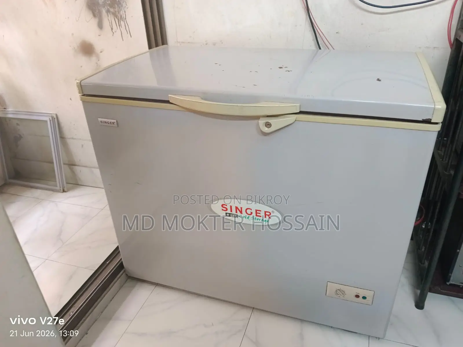 Singer Deep Fridge 205l – Cooling Ok, Good Condition, Urgent Sale