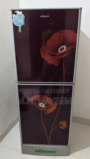 Minister M-222 - 12 CFT (222 Liters) Glass Door Fridge