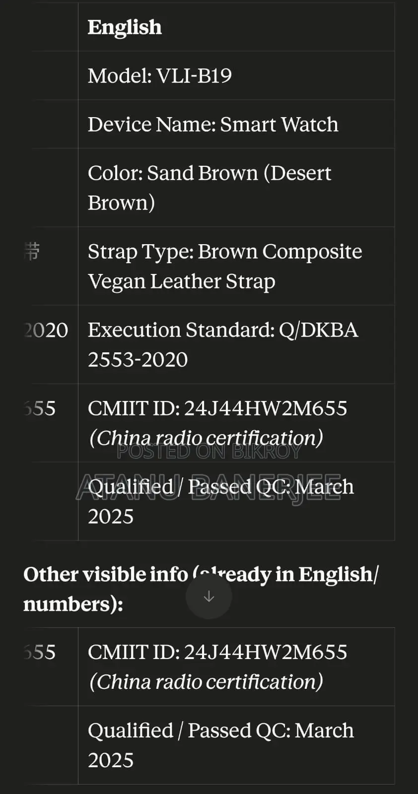 Huawei Gt 5 Smart Watch