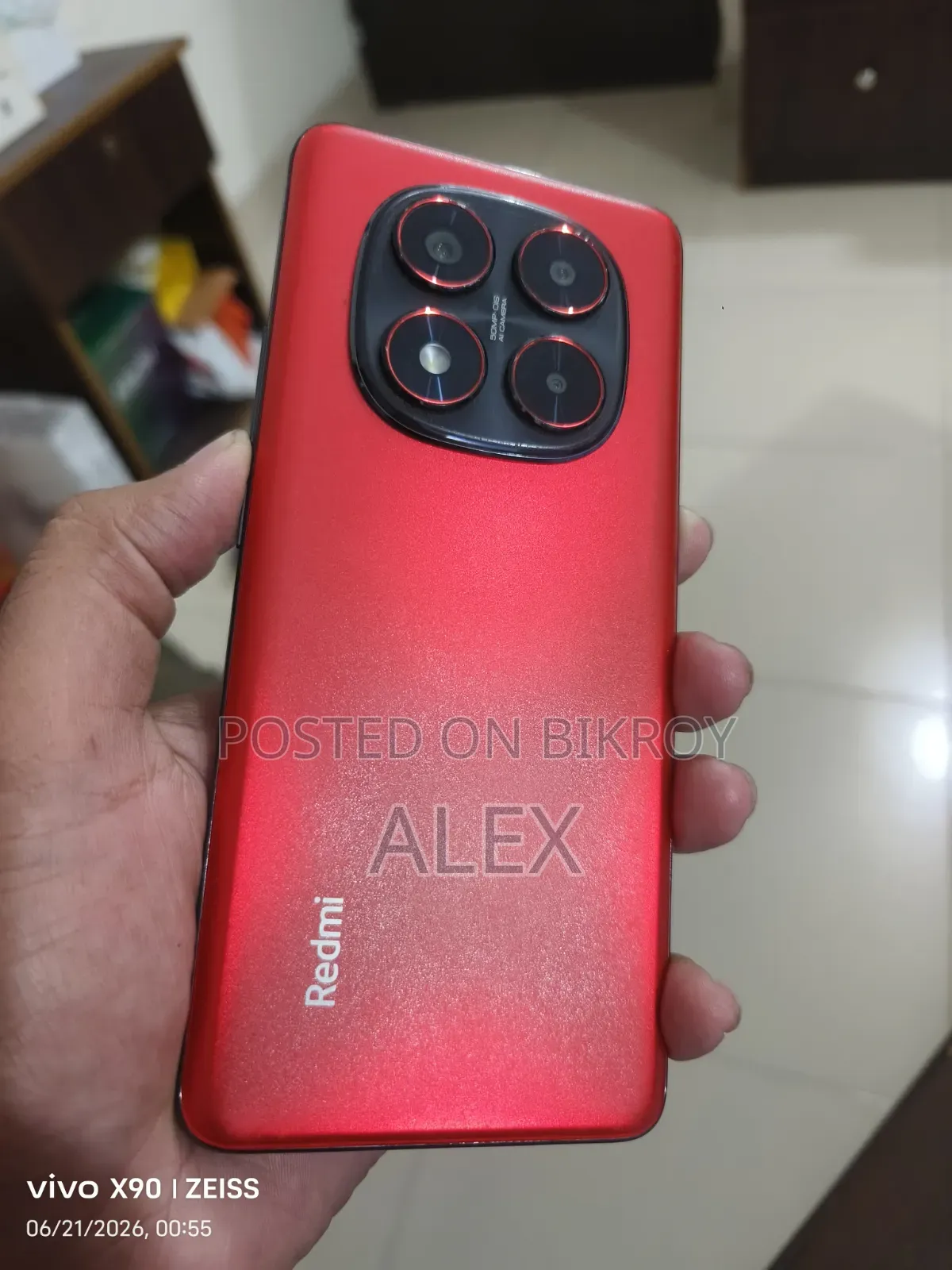 শাওমি রেডমি নোট ১৪ প্রো ৫জি ২৫৬ জিবি লাল