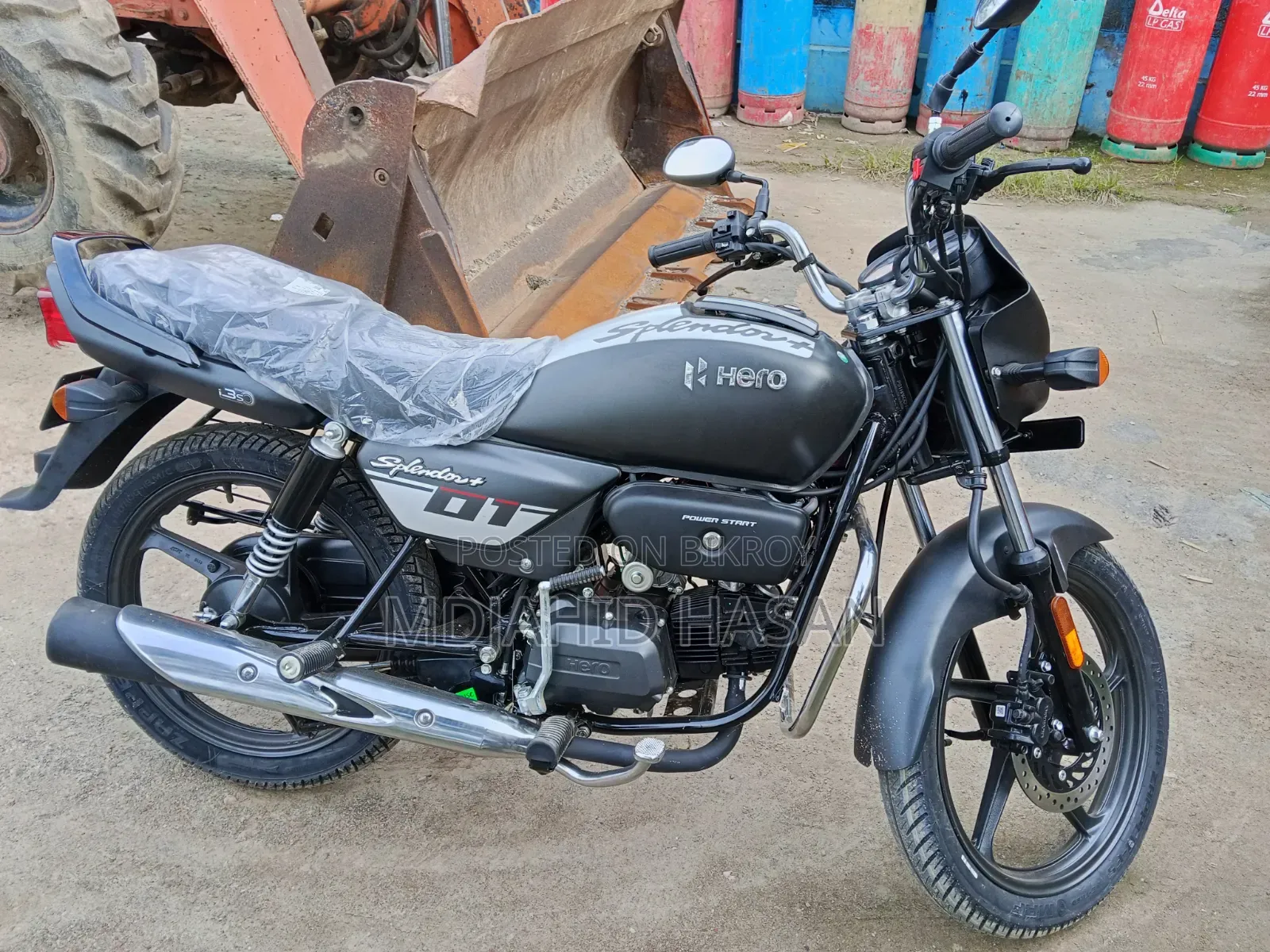 New Hero Splendor Plus IBS I3S 2025 Black