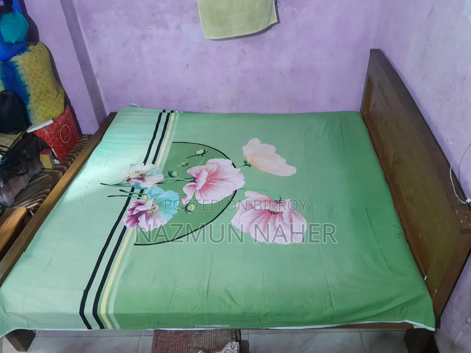 সেগুন কাঠের পুরাতন খাট