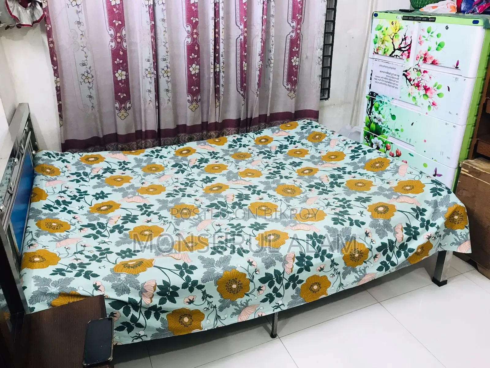 5x7 Ft Stainless Steel Bed