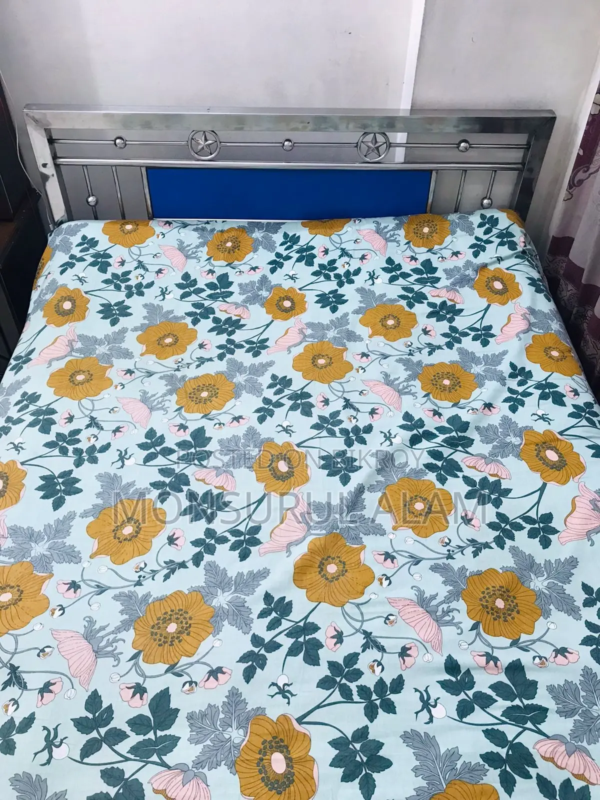 5x7 Ft Stainless Steel Bed