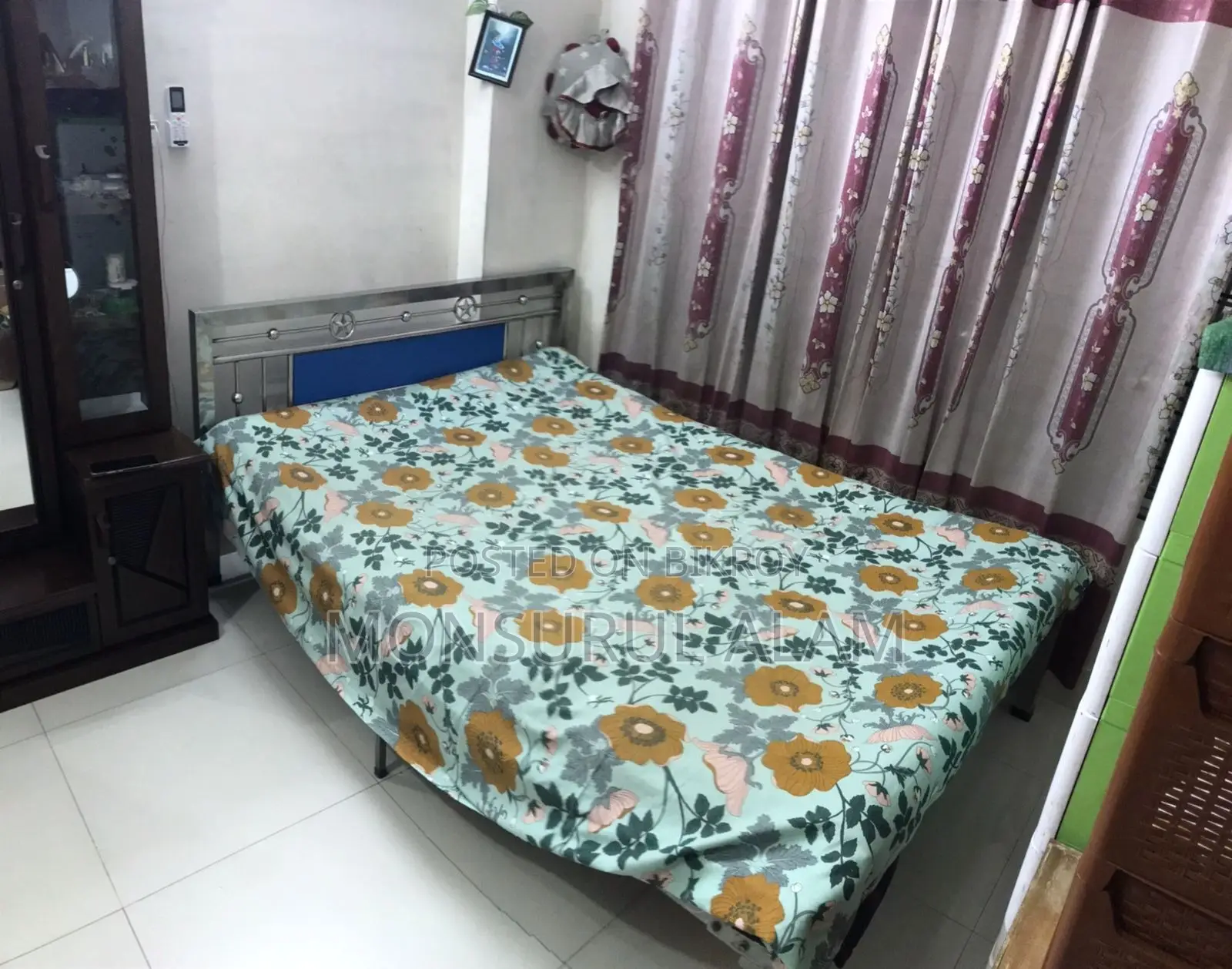 5x7 Ft Stainless Steel Bed
