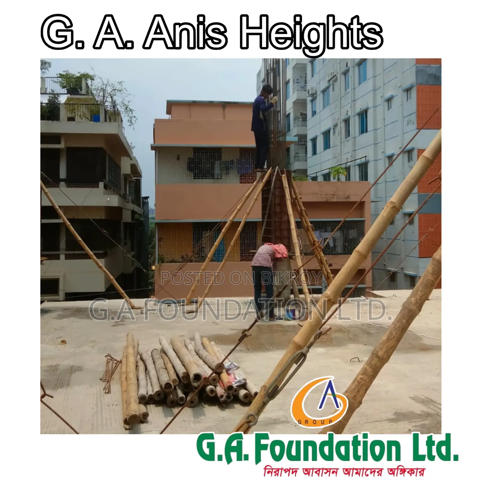 3-Bedroom Apartment in G. A. Anis Heights, Mirpur for Sale