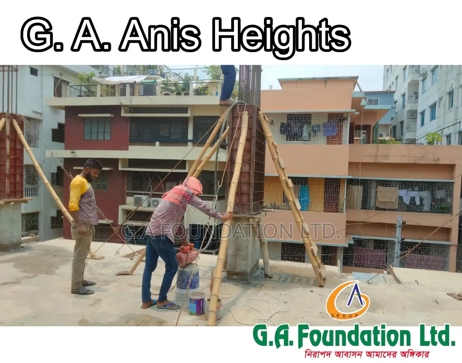 3-Bedroom Apartment in G. A. Anis Heights, Mirpur for Sale