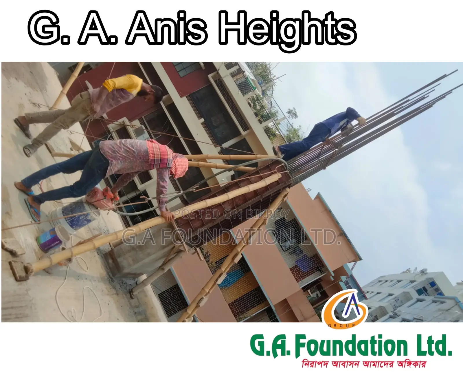 3-Bedroom Apartment in G. A. Anis Heights, Mirpur for Sale