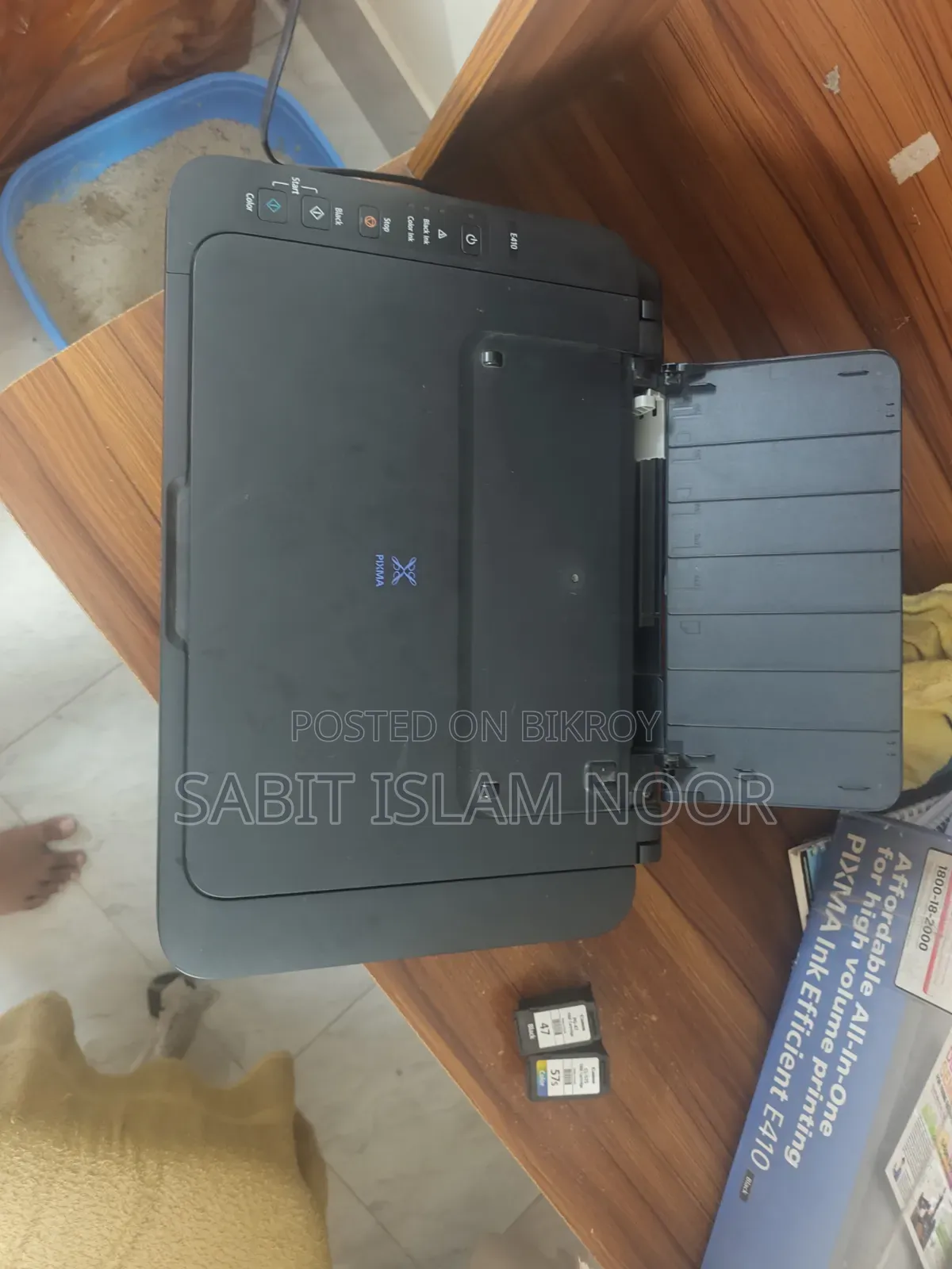 Canon Pixma E410 All-in-One Printer (Print + Scan + Copy)