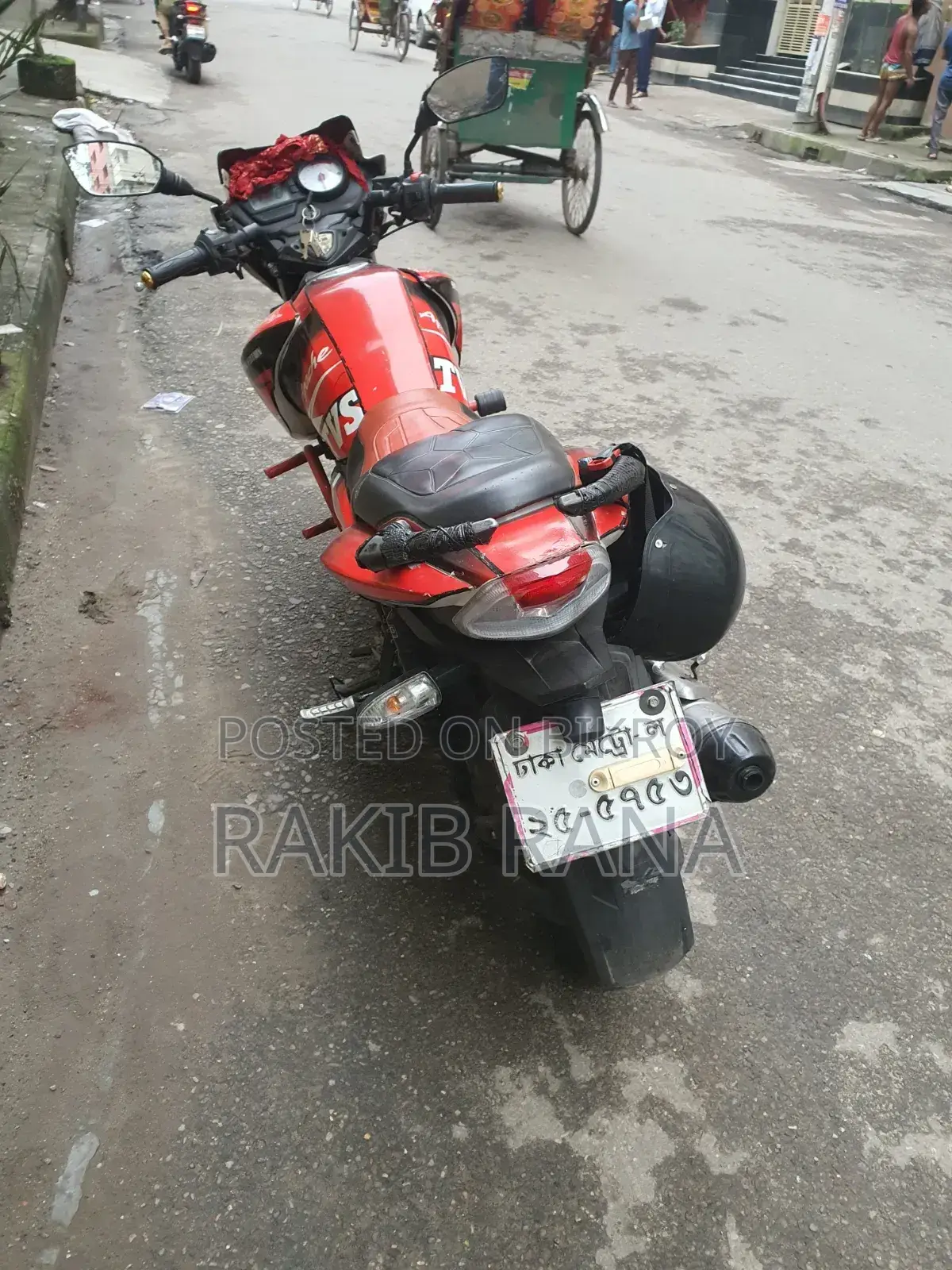 TVS Apache RTR 160 2V 2015 Red