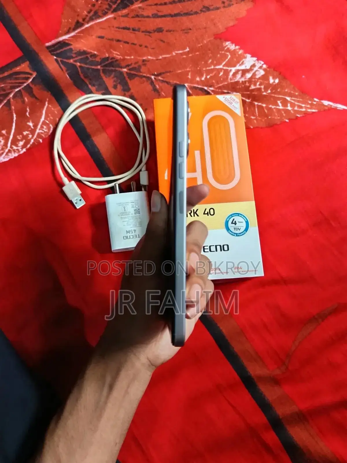 Tecno Spark 40 128 GB Gray