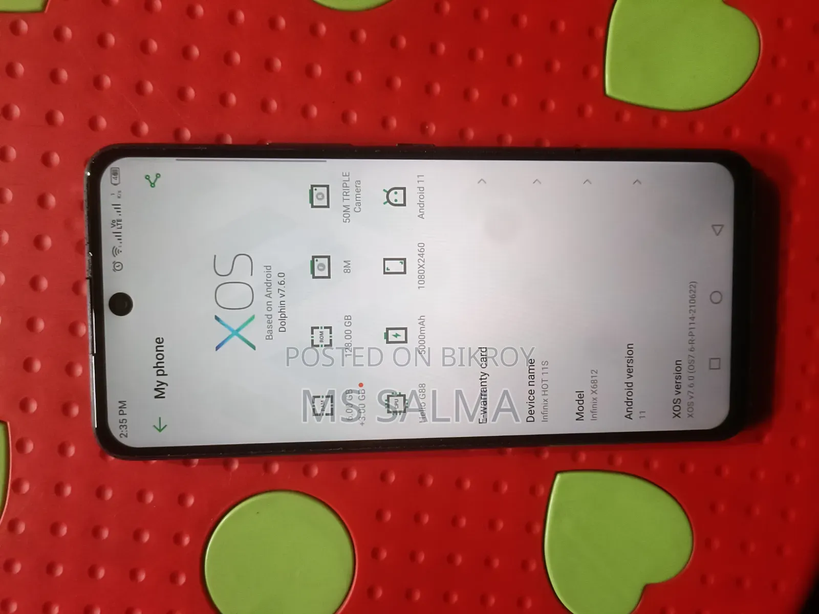 Infinix Hot 11s 128 GB Green